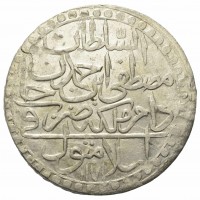 Turchia, Mustafa III (1171-1187=1757-1774): 2 zolota=60 para 1171/81 (KM#324.1), grammi 29.14