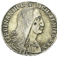 Palermo, Ferdinando III (1759-1816): 12 tarì 1800 (Gigante#21a; Serio#299; Spahr#127; MIR#639/2), grammi 27.10