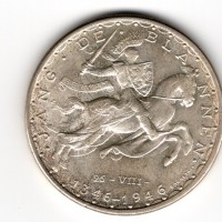 Lussemburgo, Charlotte (1919-1964): 100 franchi 1946 (KM#49)
