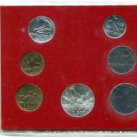 Vaticano, Paolo VI (1963-1978): serie zecca 1978-XVI, 7 pezzi nella confezione originale