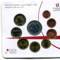Italia 2023: serie annuale 9 pezzi, con il 5 euro in argento "Italo Calvino"
