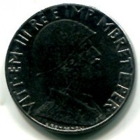 Albania, Vittorio Emanuele III (1939-1943): 0,20 lek 1939-XVIII (Gigante#12), magnetico
