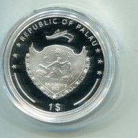 Palau: 1 dollaro 2009 "Troy Bayliss" (KM#230), in confezione originale, con certificato