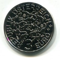 Austria 2020: 3 euro "Tyrannosauro"