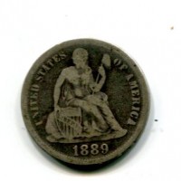 USA: 10 cent. 1889 "Liberty"
