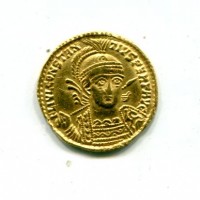 Costanzo II (337-361 d.C.): solido, zecca Arelate (RIC,VIII#238)