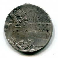 Corbolone 1926: medaglia "Corsa Ciclistica"