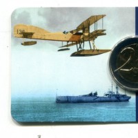 Malta 2015: 2 euro commemorativo "Primo Volo", in coincard
