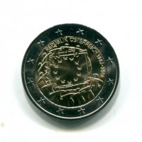 Austria 2015: 2 euro commemorativo 2015 "Bandiera Unione Europea"