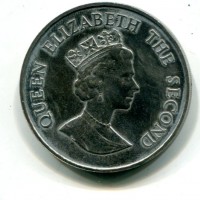 Isole Falkland, Elisabetta II (1952-2022): 50 pence 1990 (KM#26)