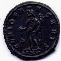 Massimino II Daia (305-313 d.C.): follis "GENIO CAESARIS" zecca di Cizico (R.I.C.#55), mm 25