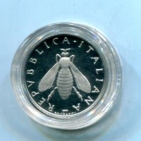 Repubblica Italiana (dal 1946): 2 lire 1995 "Ulivo", da confezione zecca