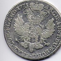 Austria, possedimenti in Belgio, Maria Teresa (1740-1780): 1/2 tallero 1771-Bruxelles