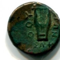 Lucania, Thouridi (280-213 d.C.): bronzo (Sng Ans#1197)
