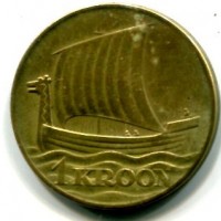 Estonia: 1 kroon 1934 (KM#16)