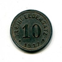 Germania, Mansfeld: 10 pfennig 1917