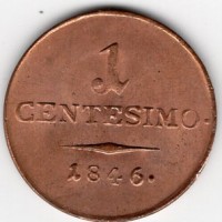 Venezia, Ferdinando I (1835-1848): 1 centesimo 1843 (Gigante#109), conservazione eccezionale
