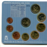Spagna 2005: serie euro, in confezione originale zecca
