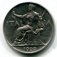 Vittorio Emanuele III (1900-1943): buono da 1 lira 1922 (Gigante#140)
