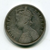 India Britannica, Vittoria (1837-1901): 1 rupia 1880 (KM#492)