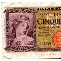 Repubblica: 500 lire 23/03/1961 "Italia" (GiganteBI#39C), scritta
