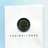 Belgio 2016: 2 euro commemorativo "20° Anniversario Fondazione Child Focus", nella coincard originale
