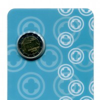 San Marino 2017: ERRORE DI ZECCA : invece del 2 euro commemorativi "Giotto 750° Anniversario della Nascita", nel folder originale hanno inserito il 2 euro 2016 di Donatello