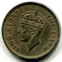 Malaya, Giorgio VI (1936-1952): 10 cent. 1948 (KM#8)