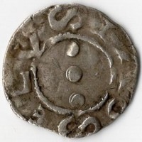 Amedeo III "Il Crociato" (1103-1148): denaro secusino (MIR,23#15a), gr. 0.84
