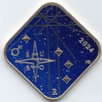 Italia 2024: 5 euro "Ariete", nella confezione originale.
