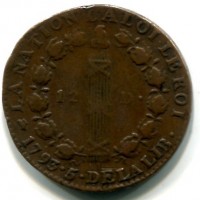Francia, Convention (1792-1795): 12 denari 1793-D (Gadoury#15)
