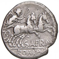 Afrania, Spurius Afranius (150 a.C.): denario (Varesi#71), grammi 3.77