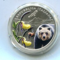 Italia 2023: 5 euro "Parco Nazionale D' Abruzzo, Lazio e Molise", nella confezione originale, tiratura 4000 pezzi
