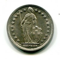 Svizzera, Confederazione: 1 franco 1928
