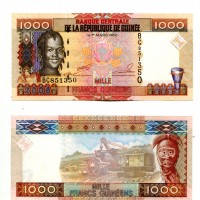 Guinea: 1000 francs 2006 (Pick#40)