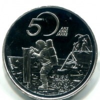Svizzera, Confederazione: 20 franchi 2019 "Apollo 11"
