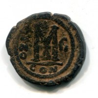 Giustino II (565-578 d. C): follis con Sophia, zecca di Costantinopoli  (Sear#360), gr.13,72