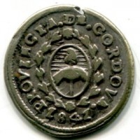 Argentina, Cordoba: 1 real 1841 (KM#7)
