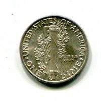 USA: 10 cent. 1945 "Mercury"
