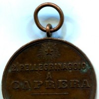 Caprera, Giuseppe Garibaldi: medaglia 1892
