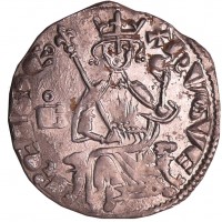 Cipro, Hugues IV di Lusignano (1324-1359): grosso, zecca di Nicosia (CCS#71), grammi 4,58, mm 26