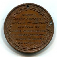 Svizzera, Ginevra: medaglia 1738 "SALUS REIPUBLICAE" (Eisler,II#98,8), foro, diametro 55 mm, gr. 65,50