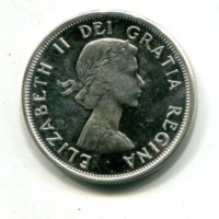 Canada, Elisabetta II (1952-2022): 50 cent 1964 (KM#69), conservazione eccezionale
