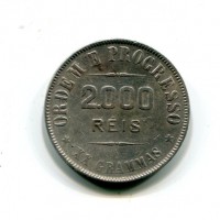 Brasile, Repubblica Federale (1889-1941): 2000 reis 1911 (KM#508)
