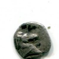 Calabria, Tarentum (325-280 a.C.): obolo (Vlasto#1690)
