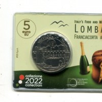 Italia 2022: 5 euro "Lombardia-Franciacorta e Panettone"
