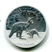 Australia, Elisabetta II (1952-2022): 1 dollaro 2017 "Kangaroo"