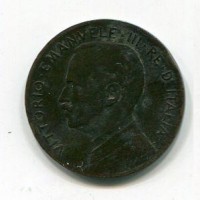 Vittorio Emanuele III (1900-1943): 2 cent. 1909 (Gigante#299)
