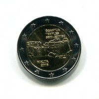 Malta 2016: 2 euro commemorativo "Templi di Gigantia"