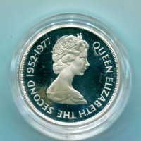 Jersey, Elisabetta II (1952-2022): 25 pence 1977 (KM#44A)